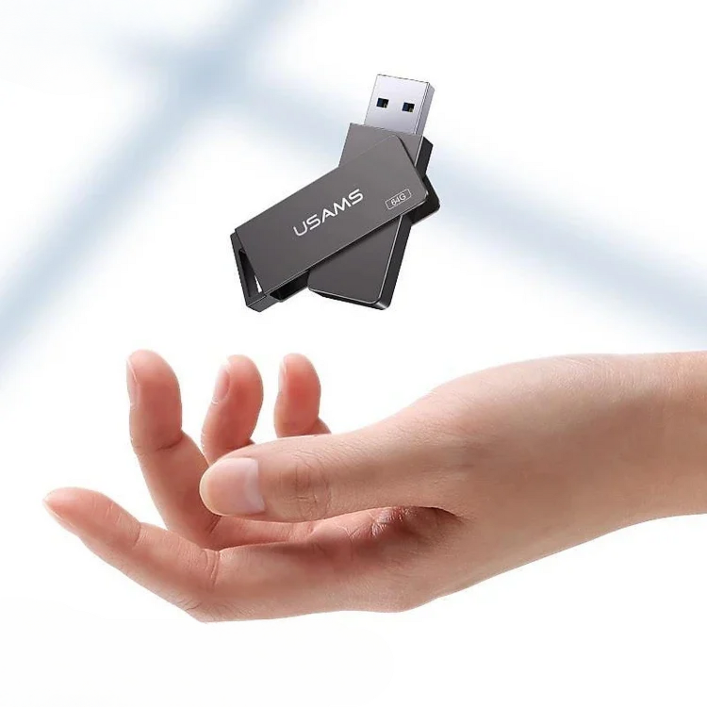 Usams ZB203UP01 4GB USB Flash Drive – Durable USB 2.0 Storage in Aluminum Alloy