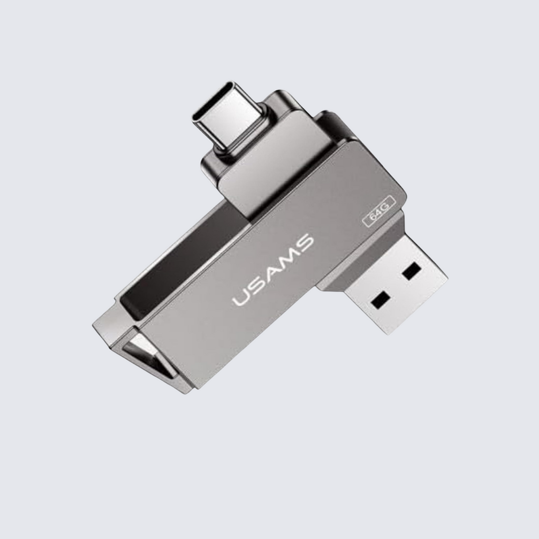Usams ZN196UP01 64GB USB Flash Drive – Fast USB 3.0 Storage with Metallic Build