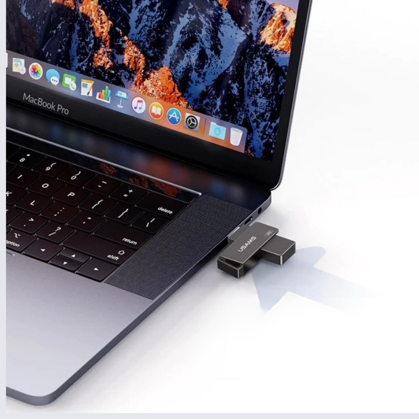 Usams ZN196UP01 64GB USB Flash Drive – Fast USB 3.0 Storage with Metallic Build