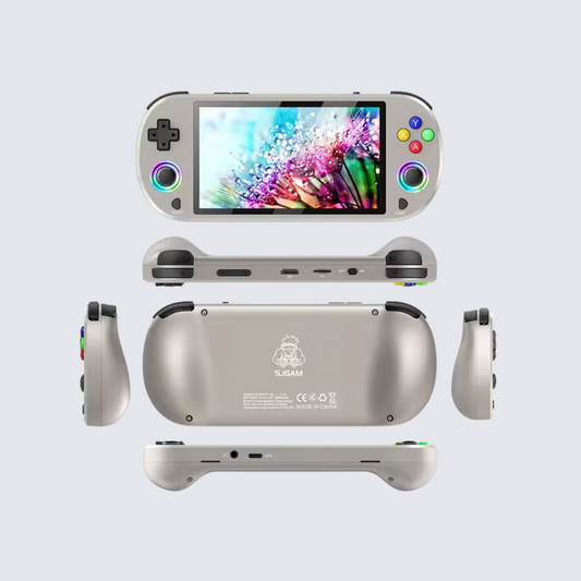 HYX M22 Pro Handheld Game Console with 5.0" Screen, RGB Joystick, 10,000 Built-in Games, 4K HD TV Output, Wi-Fi – RG40xx Model