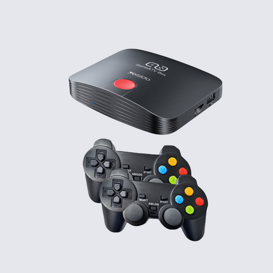 YESIDO TV12 Android 12 Game & TV Box – 2GB RAM + 16GB Storage, 4K HDMI, Dual USB, Built-in Game Mode, Wi-Fi/RJ45