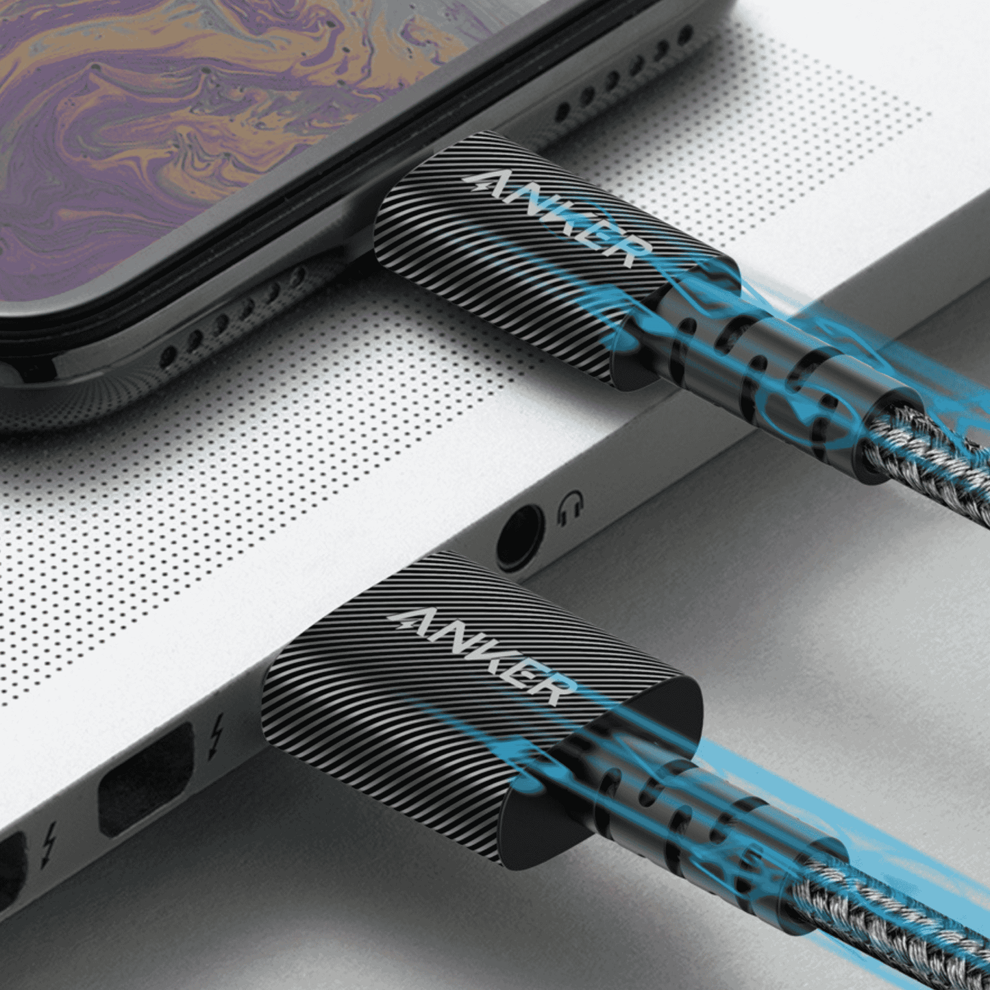 Anker PowerLine Cable │ Select+ USB-A to Lightning 3ft Black