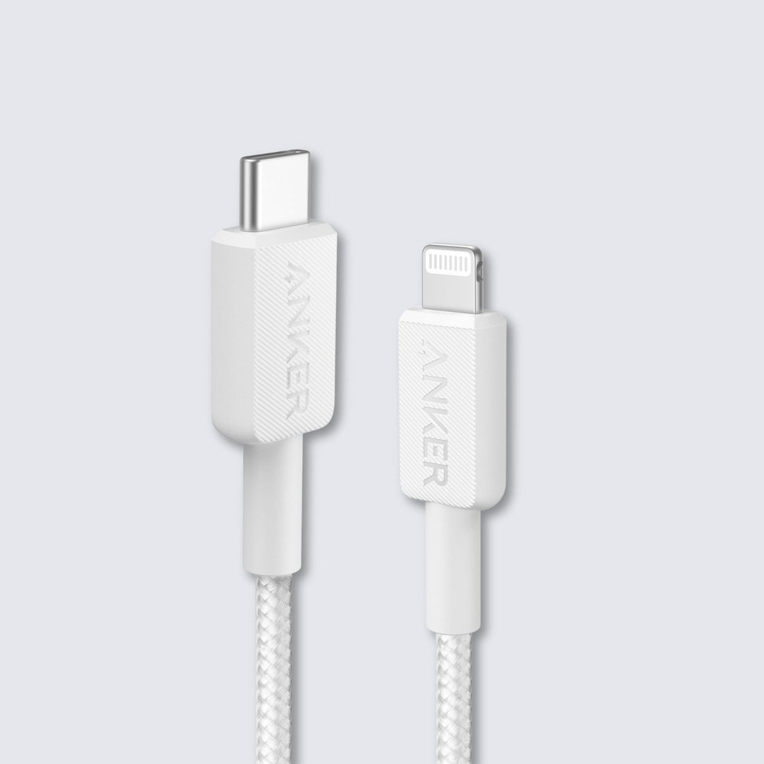 Anker 322 Cable │ USB-C to Lightning Braided 3ft White