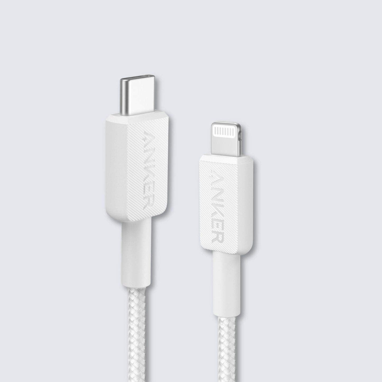 Anker 322 Cable │ USB-C to Lightning Braided 3ft White