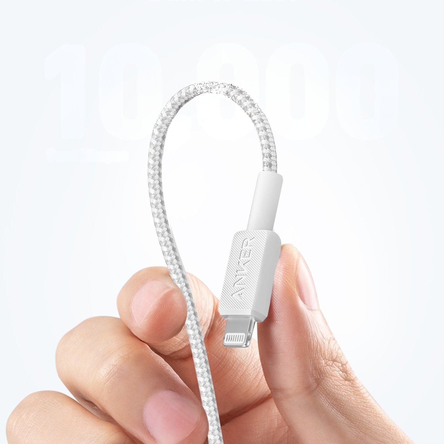 Anker 322 Cable │ USB-C to Lightning Braided 3ft White