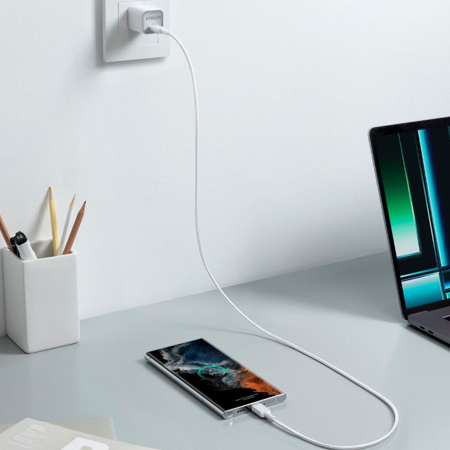 Anker 322 Cable │ USB-C to USB-C 3ft Braided