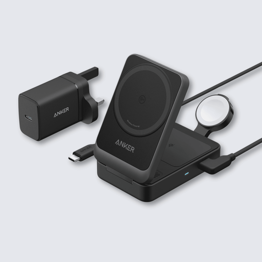 Anker MagGo Charging Station │ Wireless 15W  3-in-1 Foldable