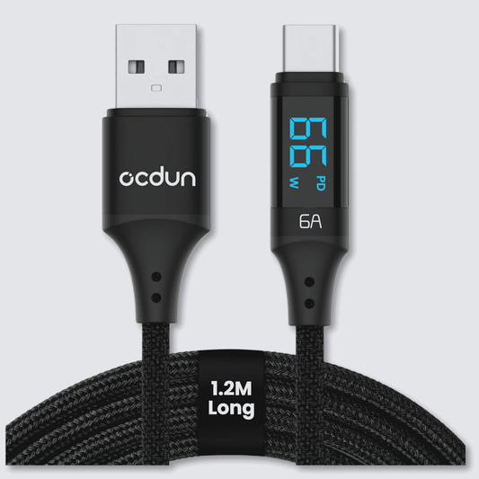 ocdun® iPhone & Andriod Charging Cable | USB A to Type C 1.2m