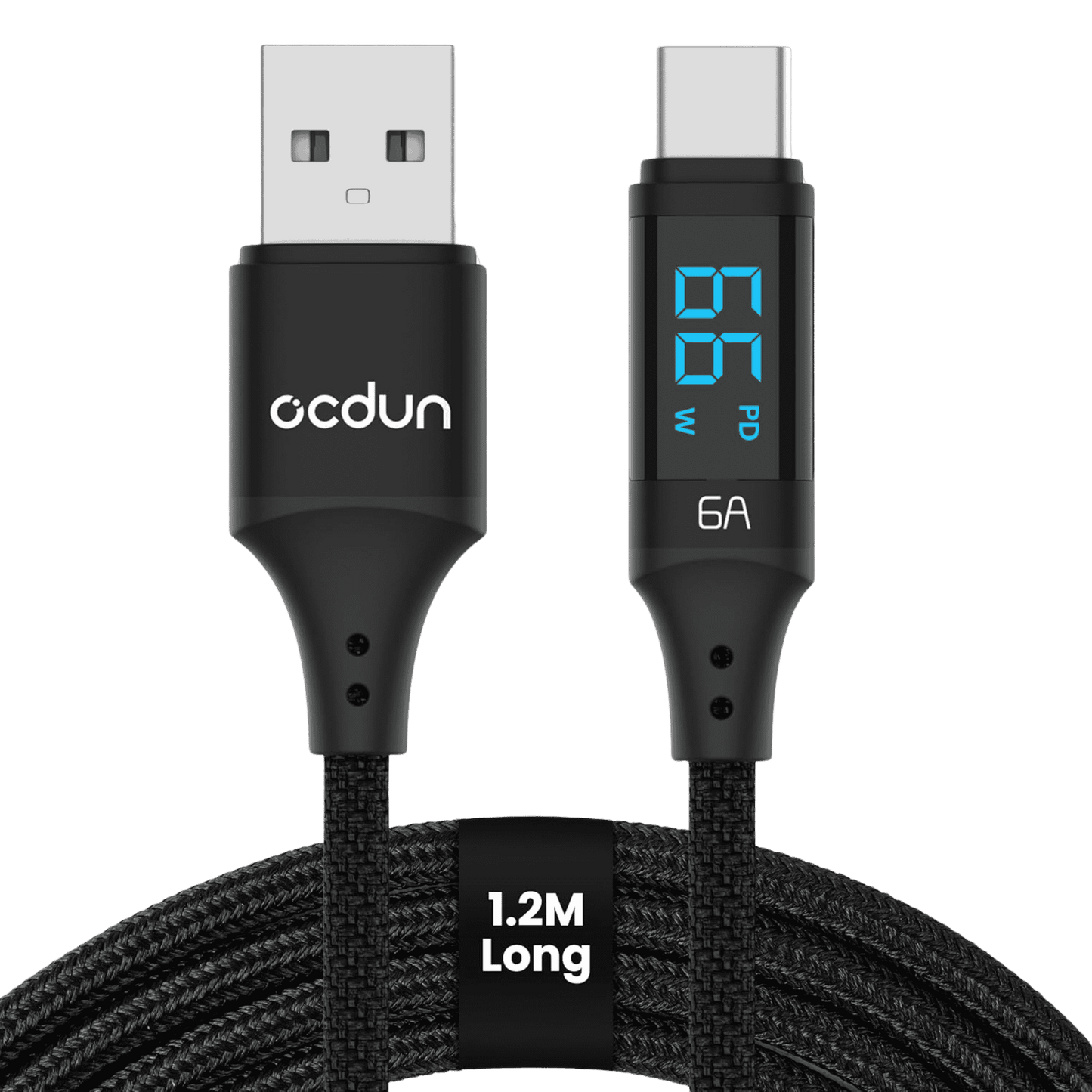 ocdun® iPhone & Andriod Charging Cable | USB A to Type C 1.2m