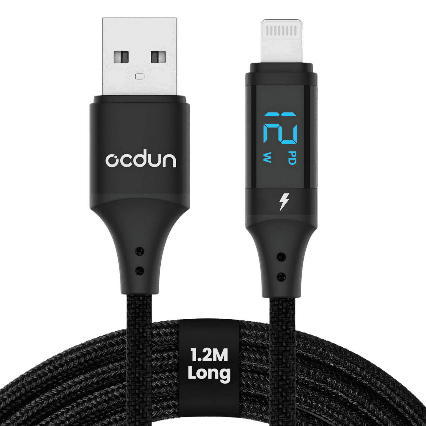 ocdun® iPhone Charging Cable | USB A to Lightning 1.2m