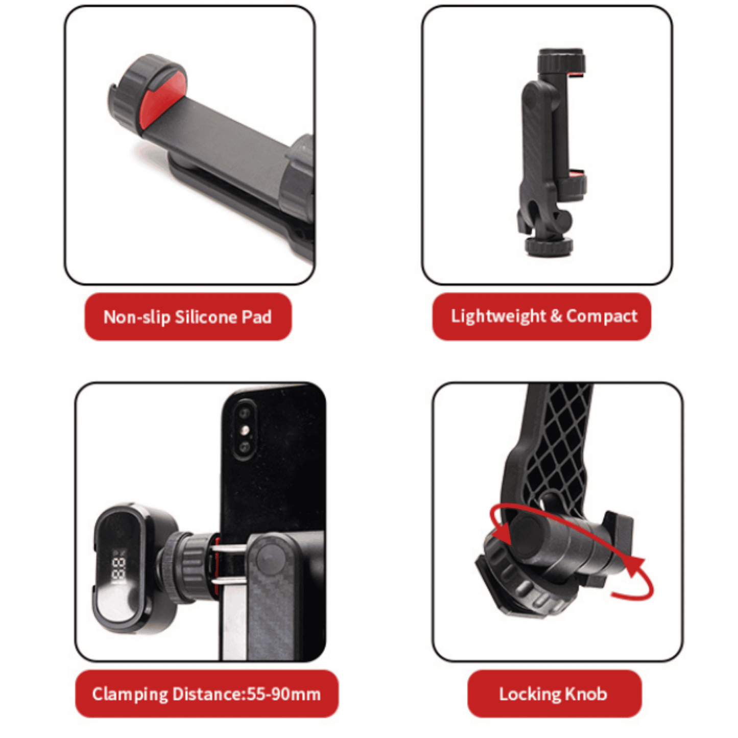 Double Cold Shoe Extension | Mobile Holder Jmary