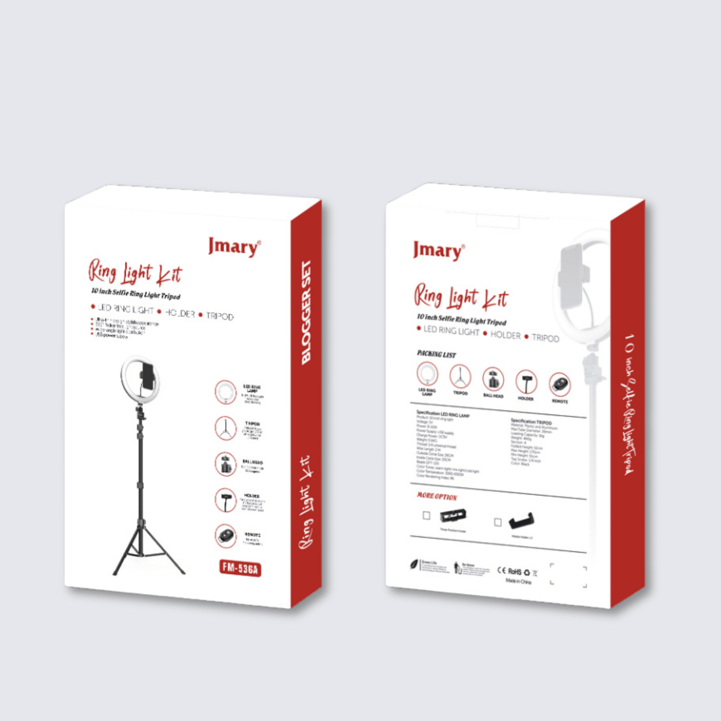 10 inch Ring Light | 170cm Tripod Livestream Light Jmary