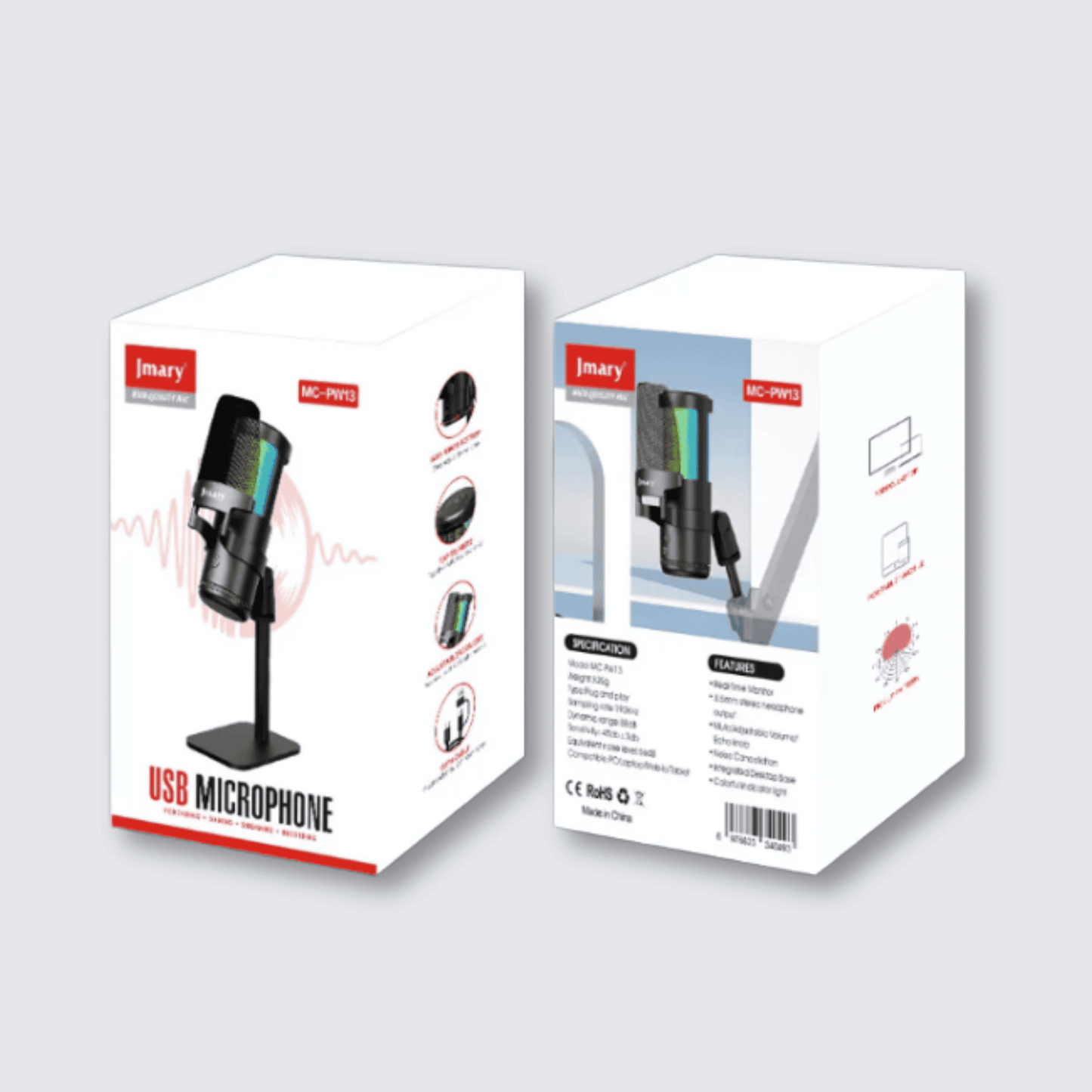 Portable USB Microphone | High Quality Jmary