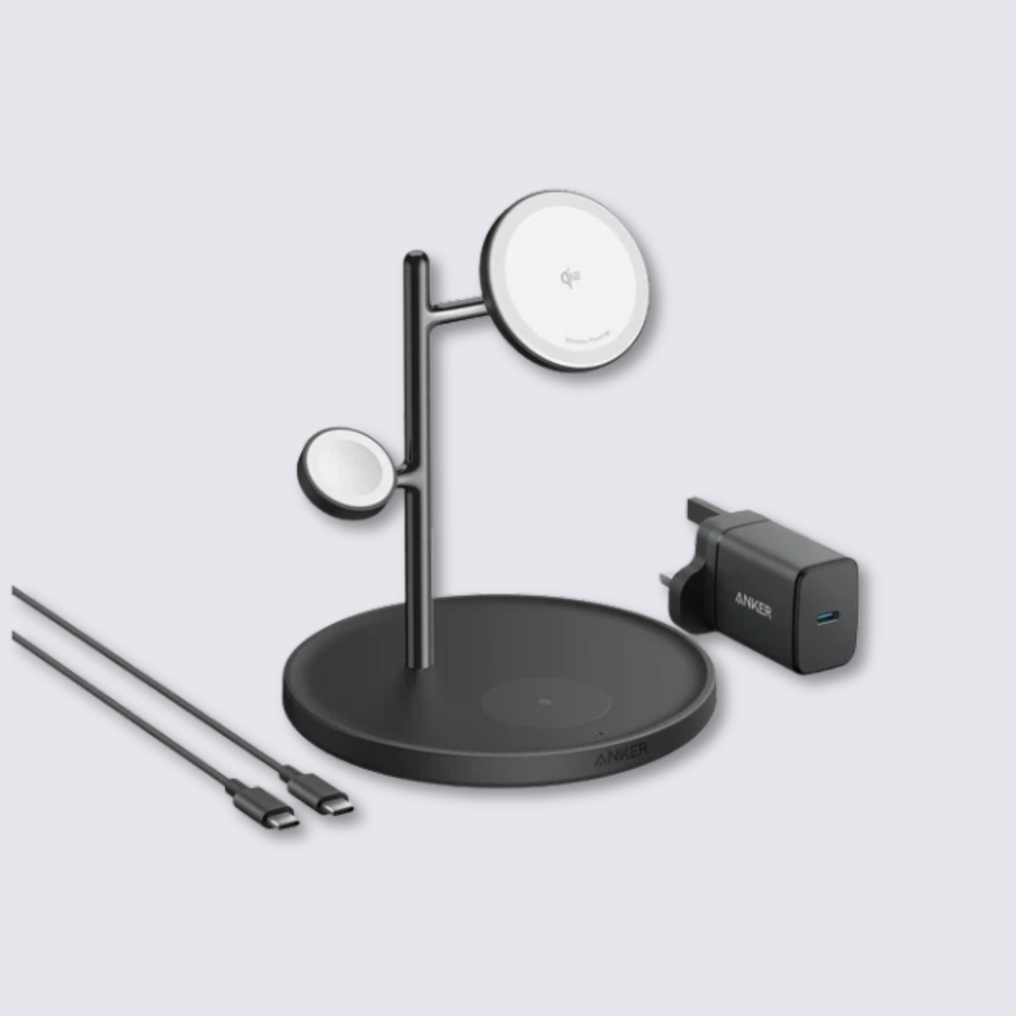 Anker MagGo Charging Station│Wireless 15W 3-in-1 Stand – VVITEC Anker MagGo Charging Station│Wireless 15W 3-in-1 Stand – VVITEC