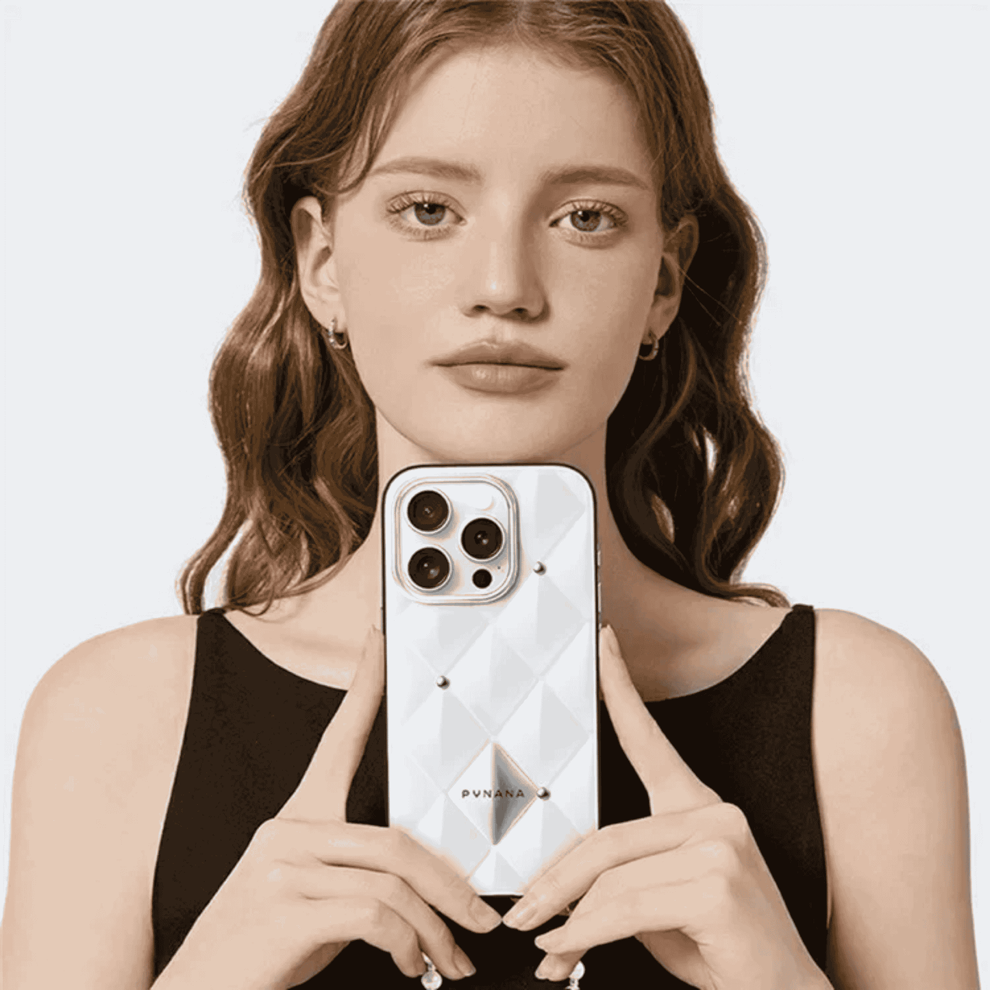 PYNANA Phone Case | Metal Diamond Series for iPhone 16 Pro Max 6.9"