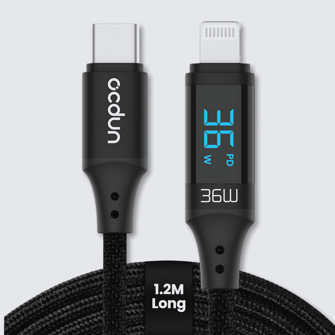 ocdun® iPhone Charging Cable | USB C to Lightning  1.2m