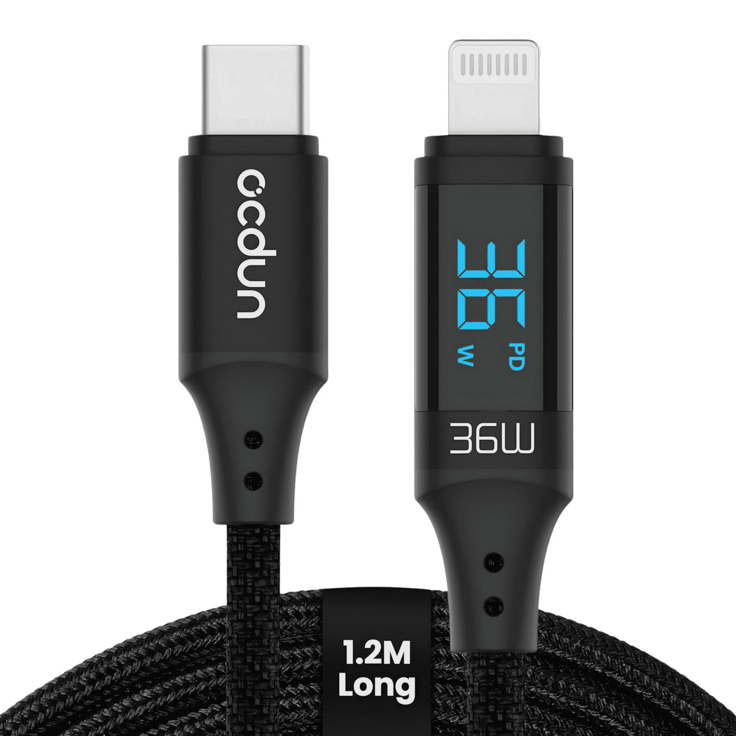 ocdun® iPhone Charging Cable | USB C to Lightning  1.2m