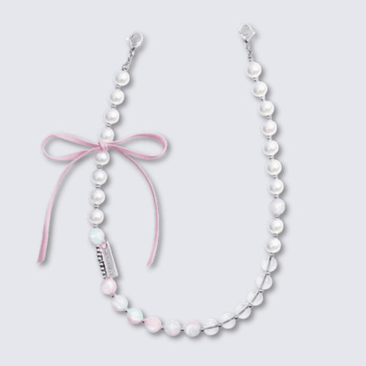 PYNANA Phone Charm │ 2-in-1 Cross-body Metal Chain & Crystal with 3D Bow