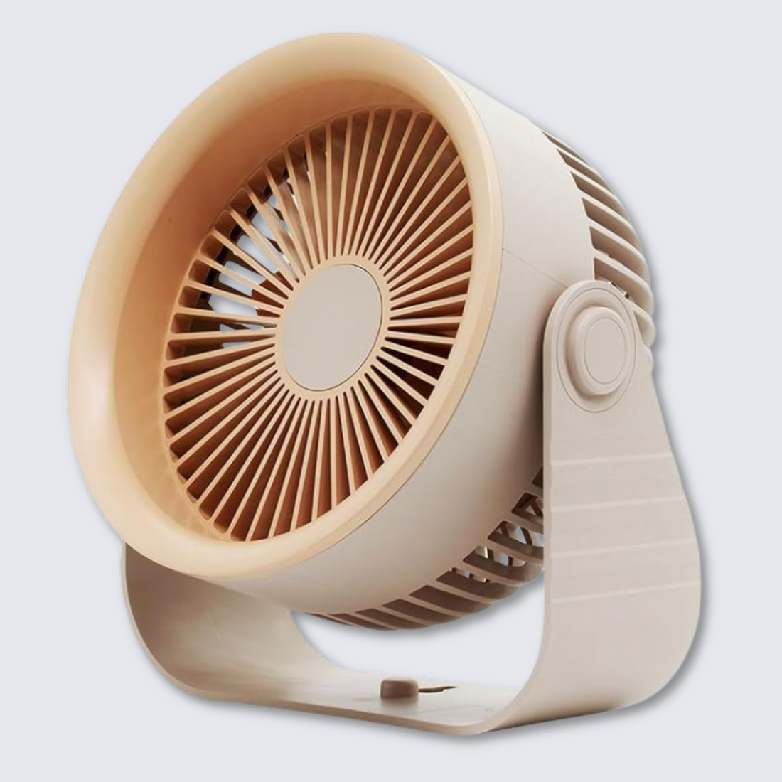 ocdun®️ F-60 Silent USB Desk Fan – 4 Speeds, Wall-Mountable, 3600mAh Rechargeable Battery