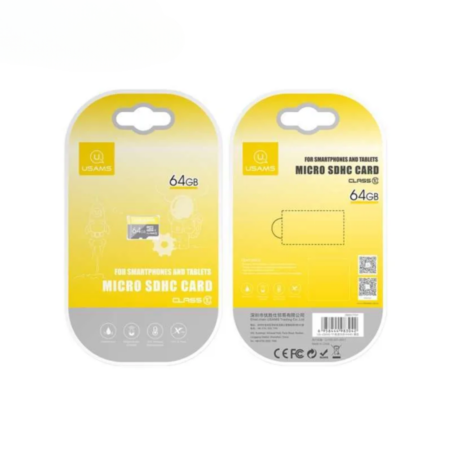 Usams 64GB Micro SDXC Memory Card – High-Speed Storage for Mobile Devices