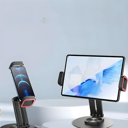 MK-63 Adjustable Tablet Holder – Durable ABS + Metal Stand for Tablets