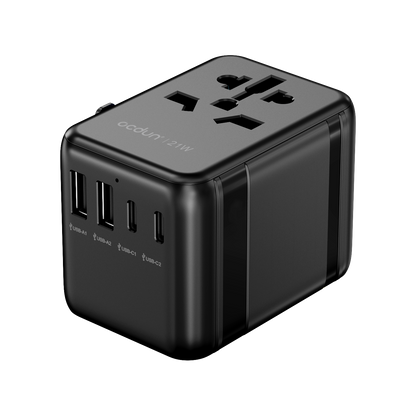 21W Travel Adapter Black