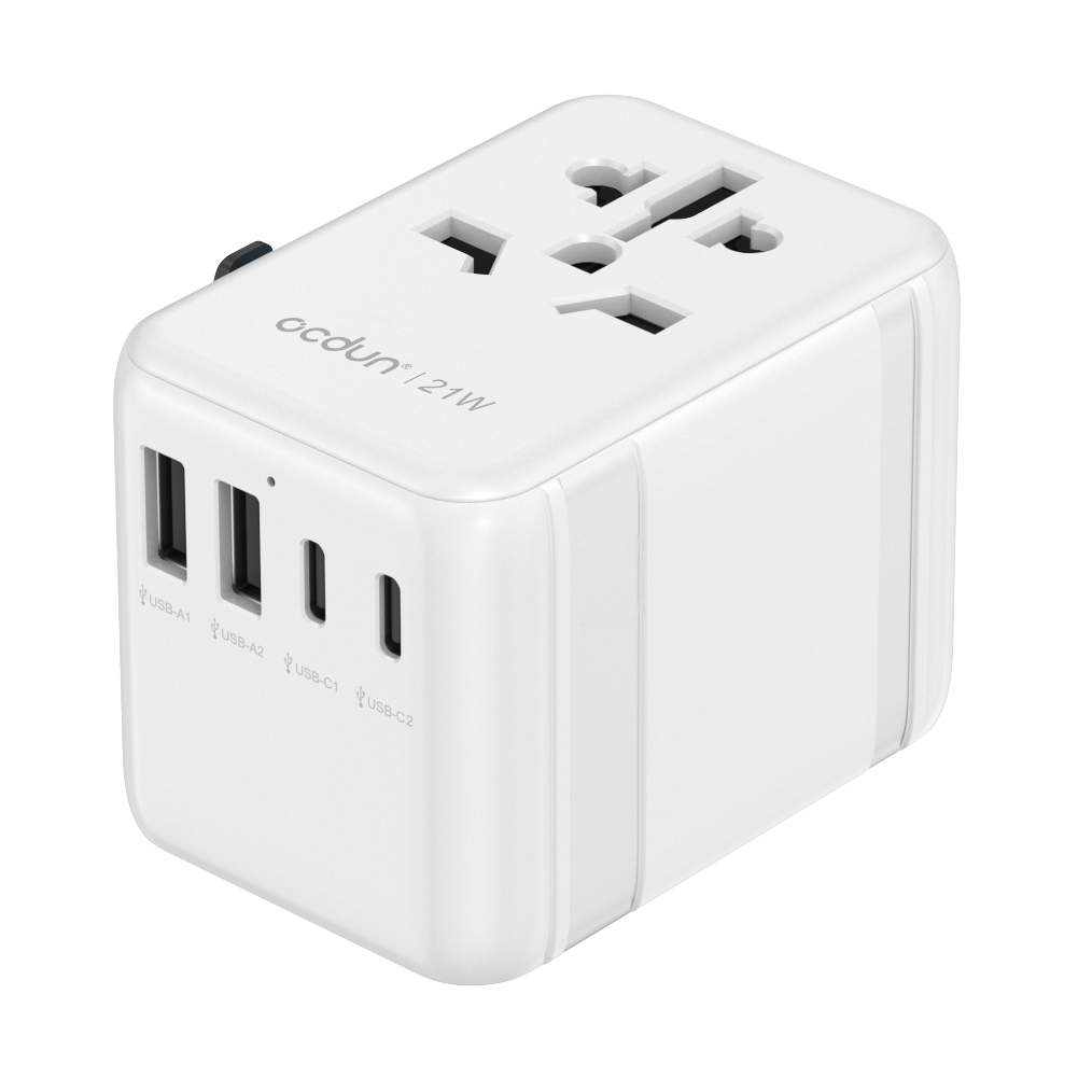 21W Travel Adapter White