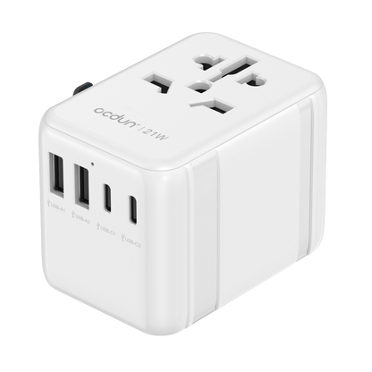 21W Travel Adapter White