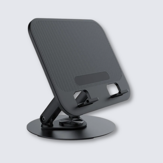 MK-85 Adjustable Laptop & Desktop Holder – Sturdy ABS + Metal + Silicone Stand