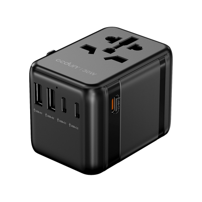30W PD Travel Adapter Black