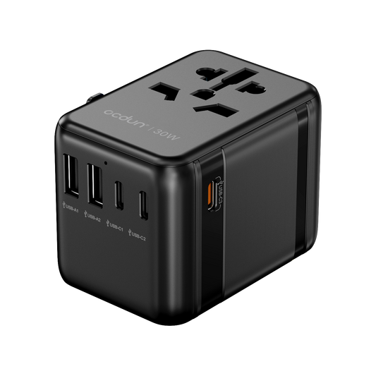 30W PD Travel Adapter Black