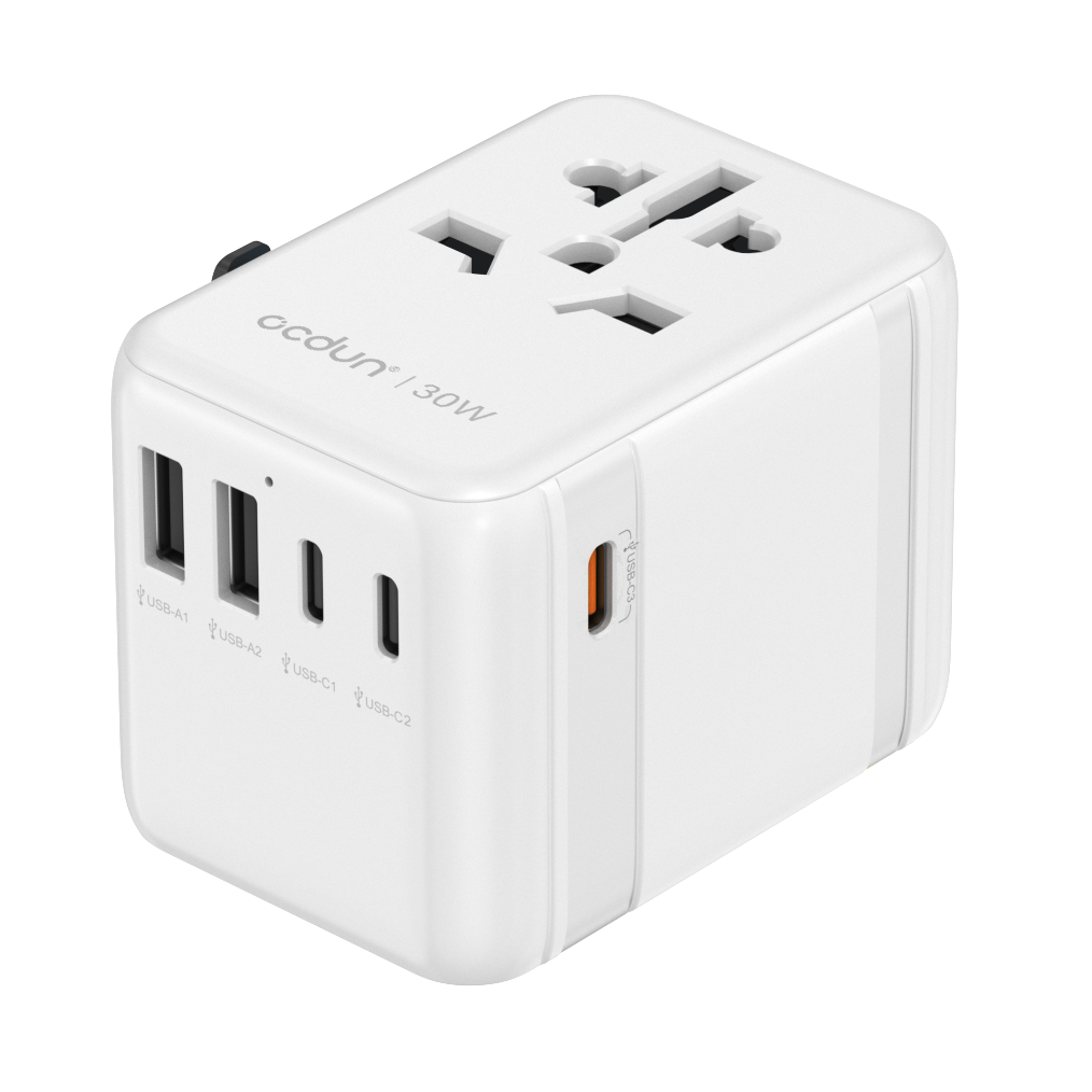 30W PD Travel Adapter White