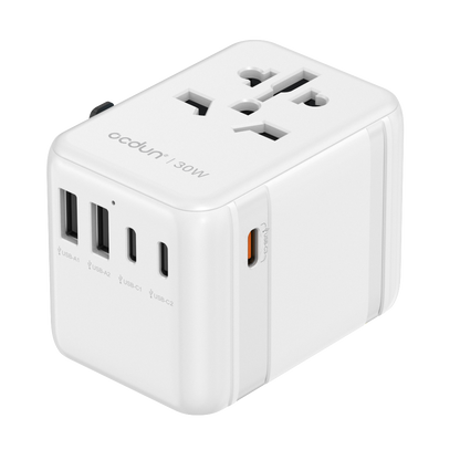 30W PD Travel Adapter White