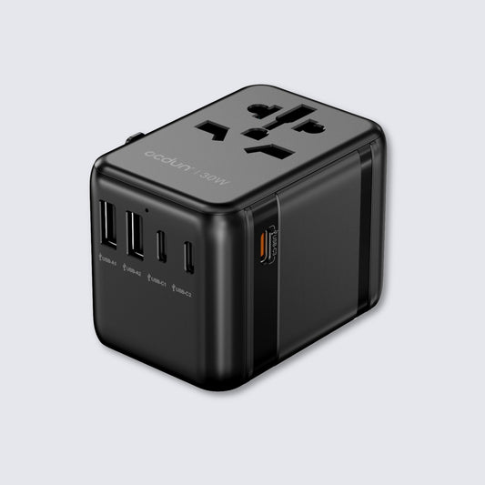 ocdun®  USB Fast Charger | Digital Display 30W Dual Port Compact Plug