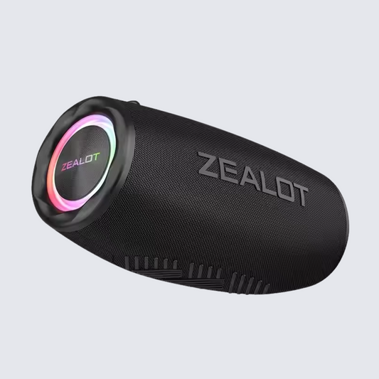 Zealot S87 – 80W Bluetooth Speaker with Deep Bass & RGB Lights