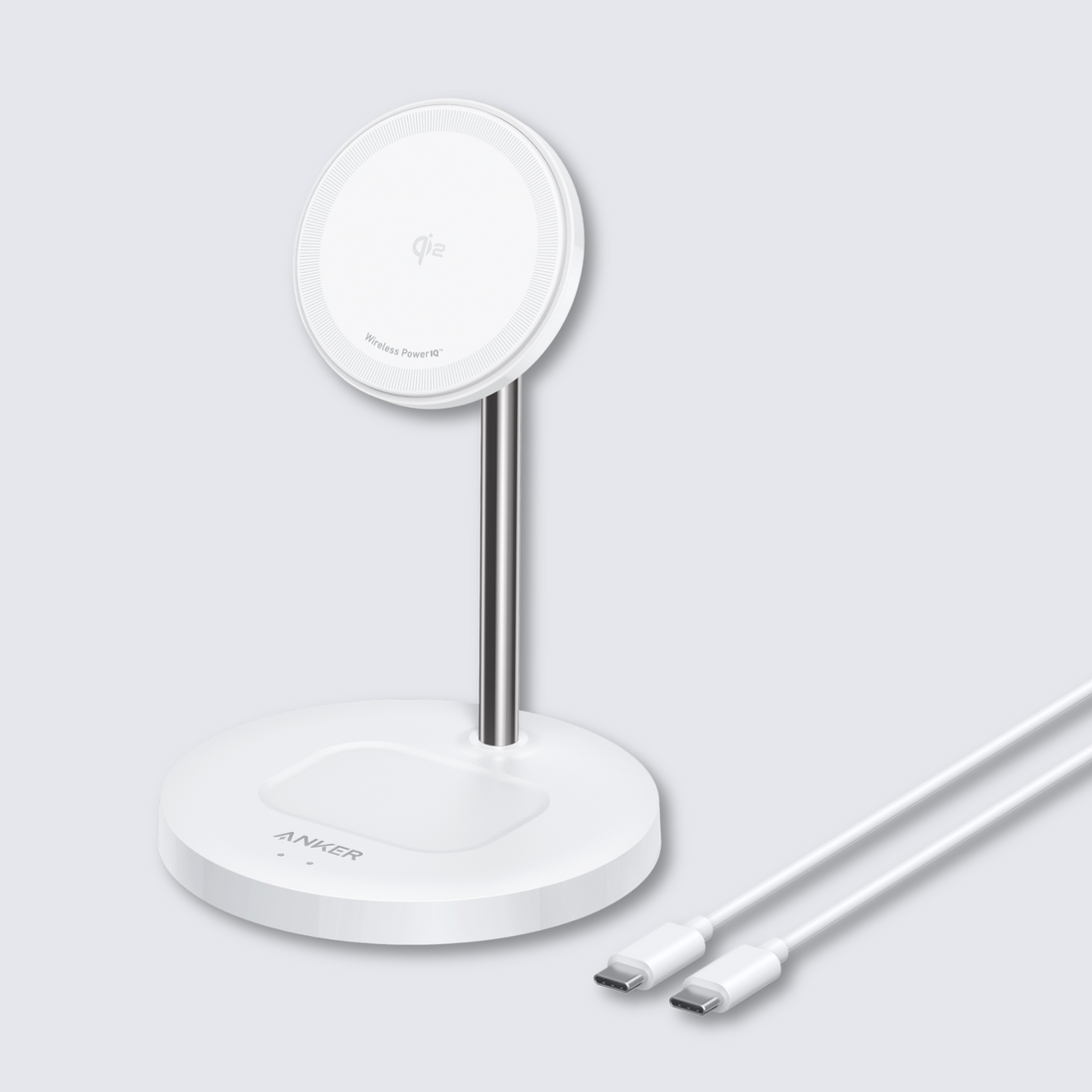 Anker Wireless Charger│ 2-in-1 Stand White