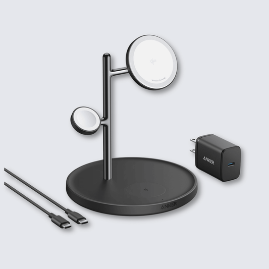 Anker MagGo Charging Station │ Wireless 15W 3-in-1 Stand