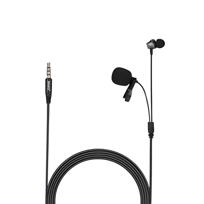 Jmary MC-R5 Professional 3.5mm Lavalier Microphone with Earphone
