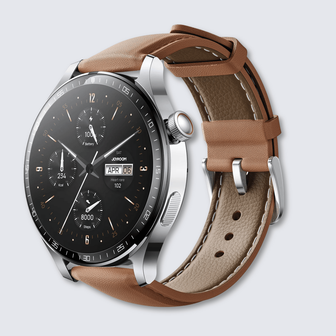 Classic Smart Watch Brown│ Joyroom JR-FC2 Pro
