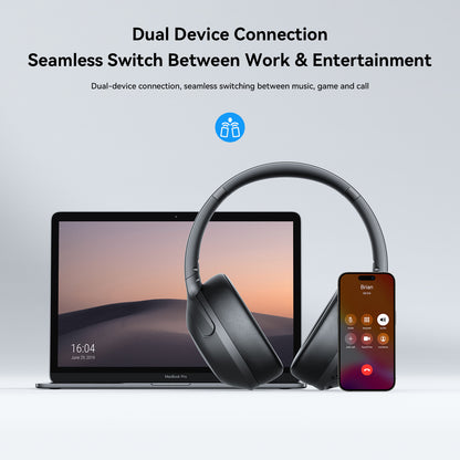 Joyroom JR-JH2 Bluetooth 5.4 multipoint — connect laptop and phone simultaneously