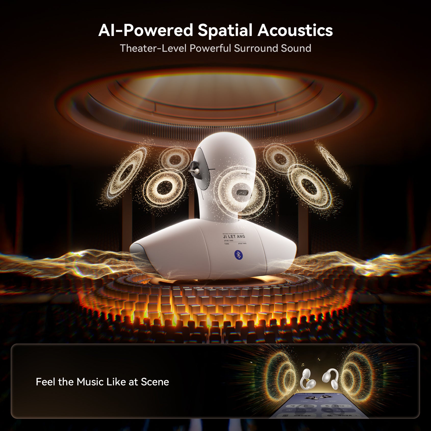 Joyroom Openfree OE3 AI-powered spatial acoustics — theatre-level surround sound