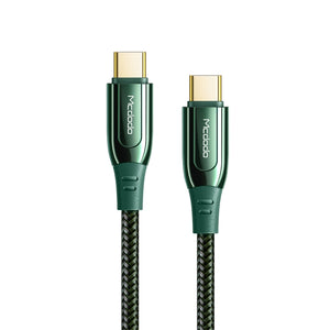 KeyOuest - Câble USB-C vers USB-C - 1.2 m - doré rose chrome